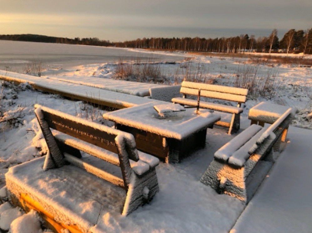 Fireplace by the Water