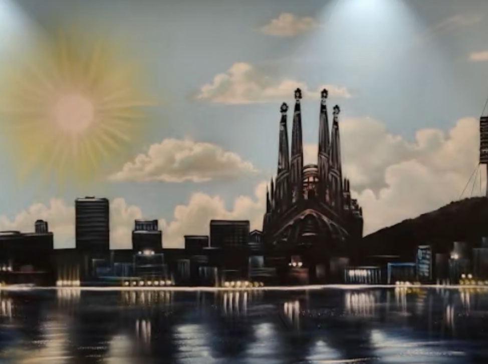 Mural Vistas de Barcelona