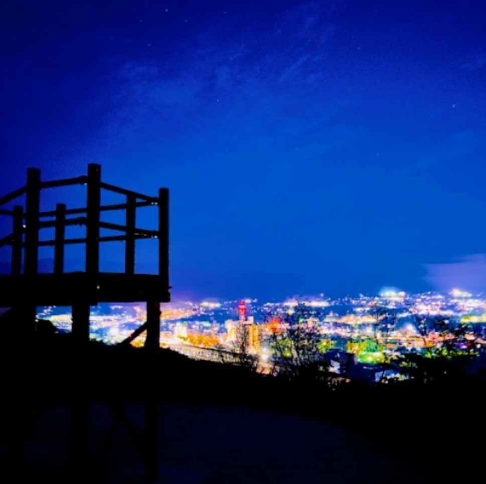 東光山遊歩道の展望台