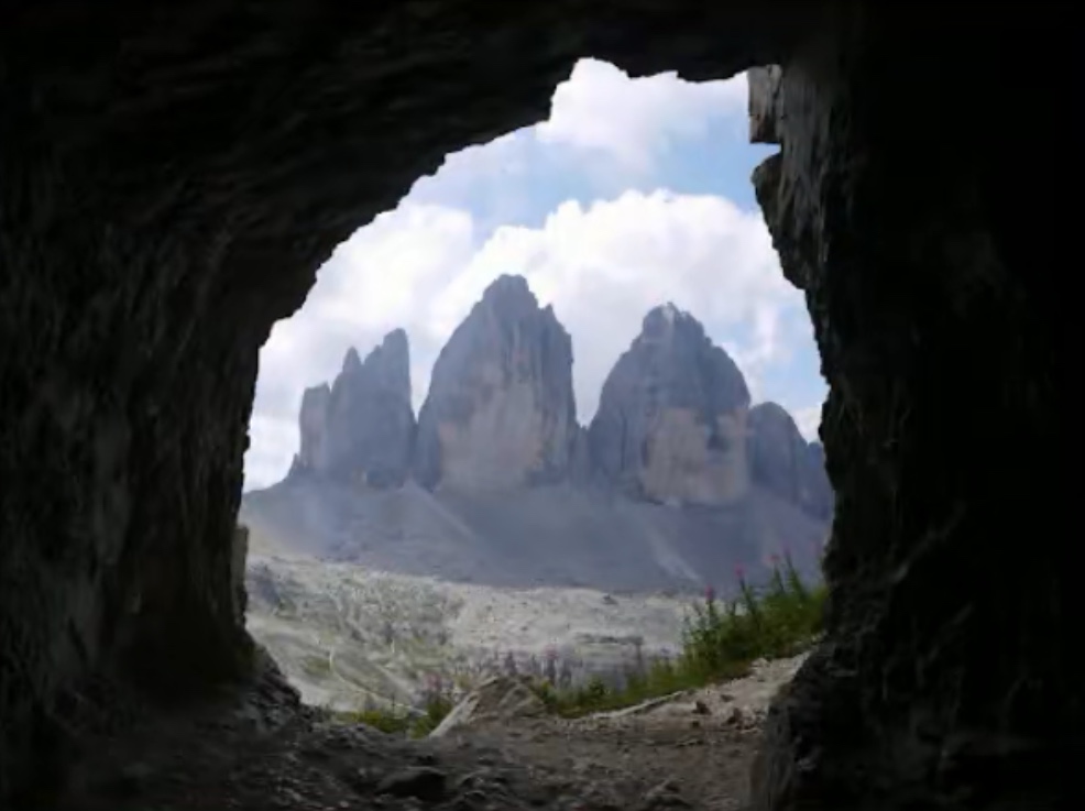 Drei Zinnen Höhlenblick