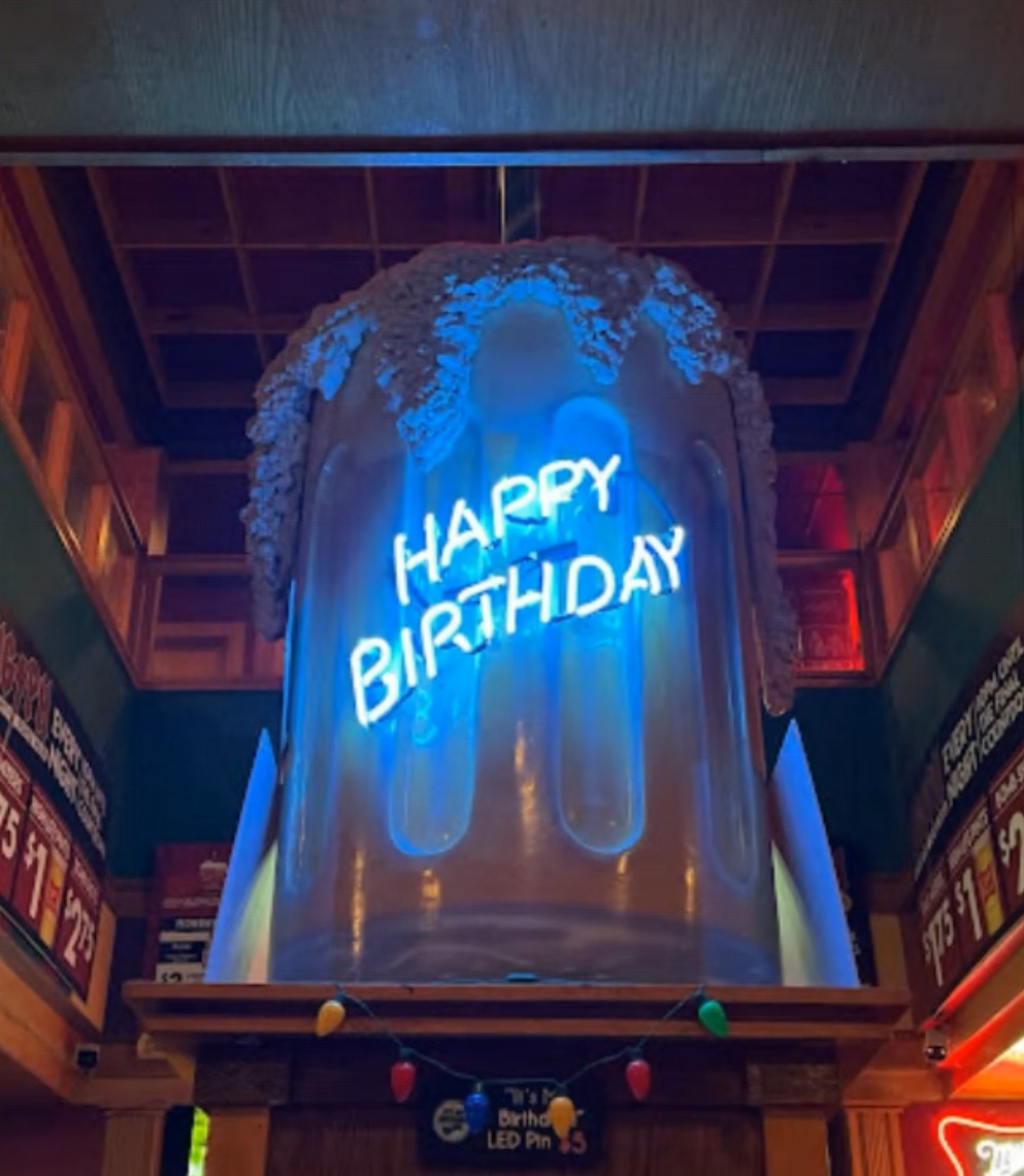 Giant Happy Birthday Mug