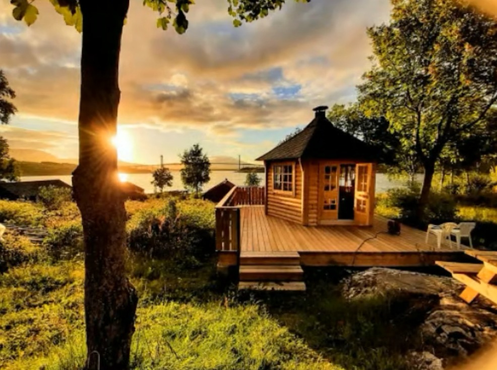 Gazebo at Fjeld camping