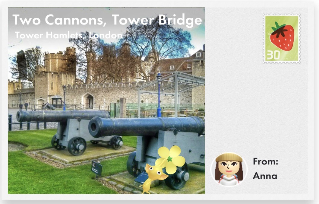 倫敦塔前的炮台