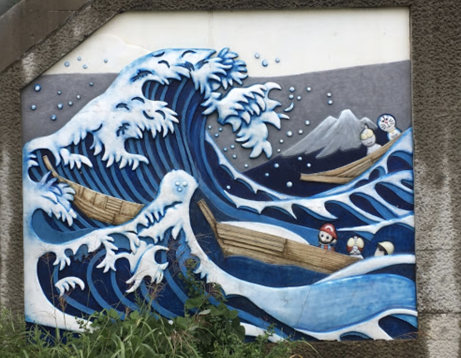 ねぶたのレリーフ