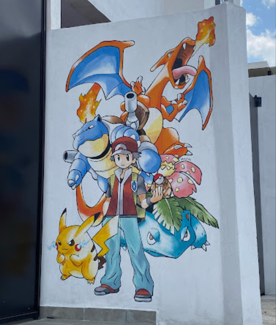 Mural Mansion Pokemon