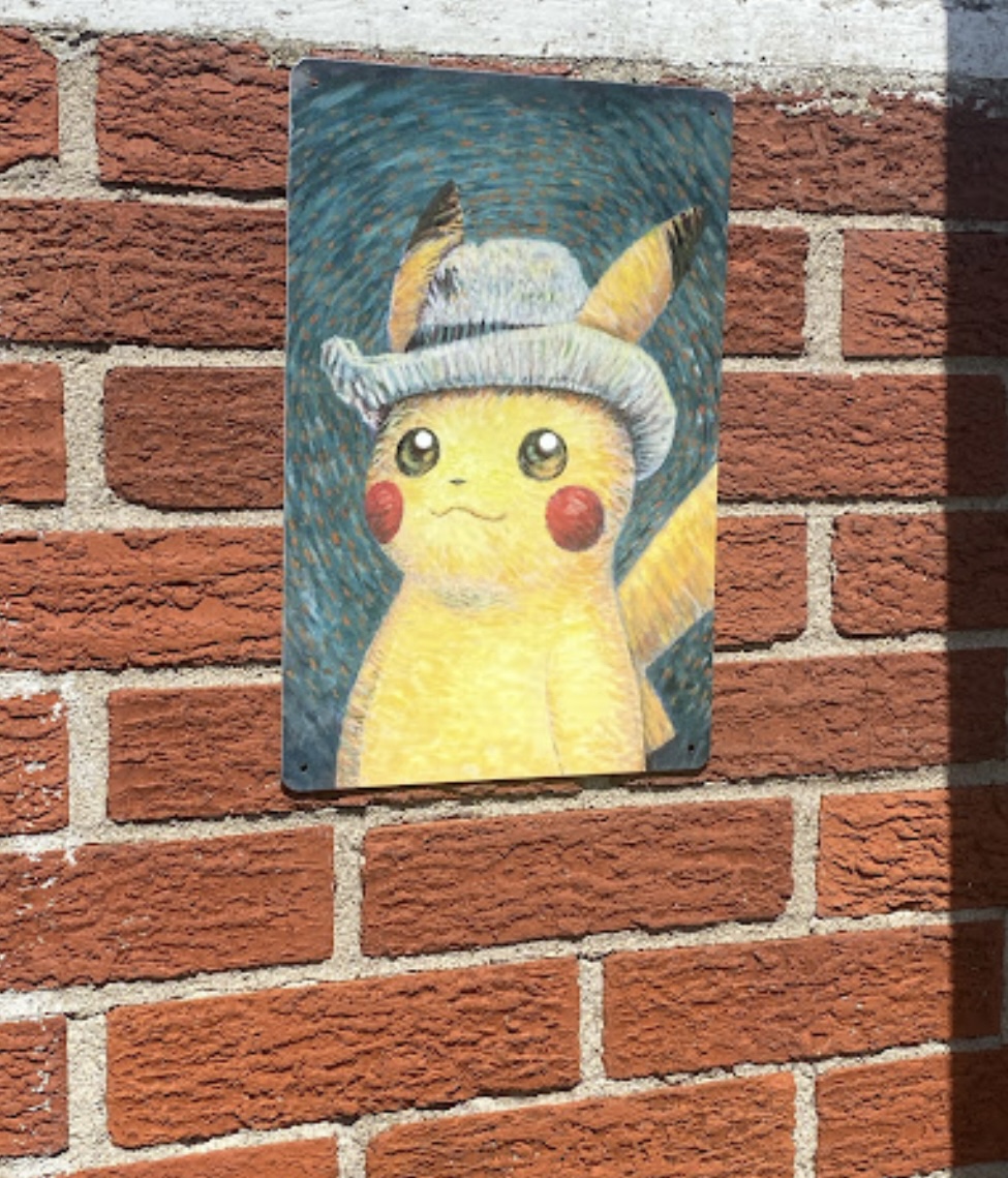 Maple Drive Pikachu Sign