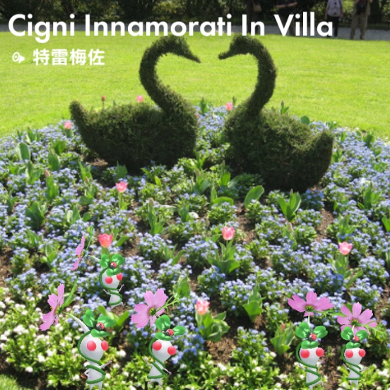 ⁣Cigni Innamorati In Villa