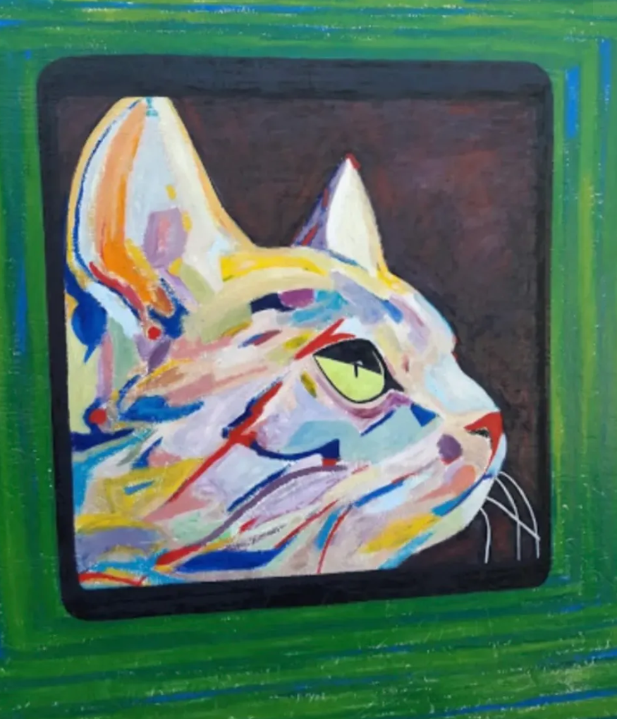 Mural del Gato Colorido