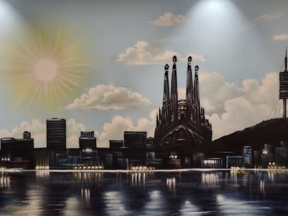 Mural Vistas de Barcelona