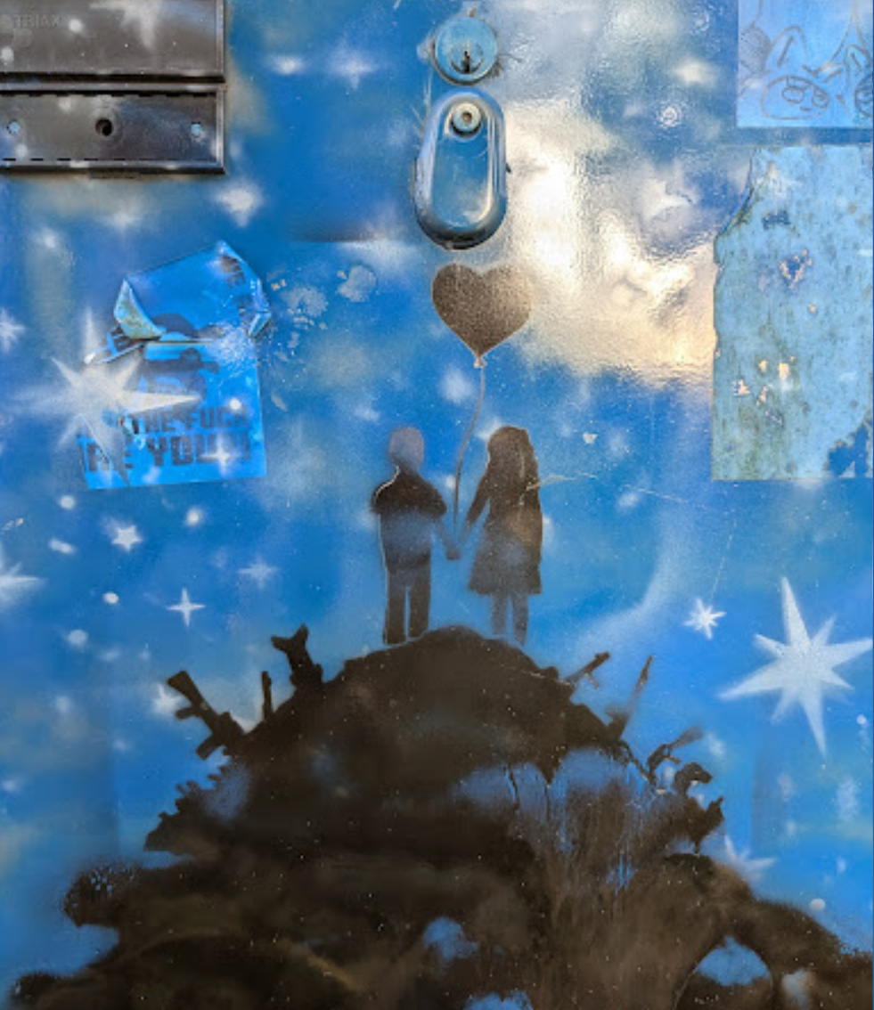 On top of the World. Mural artwork bij Dreefstaete.