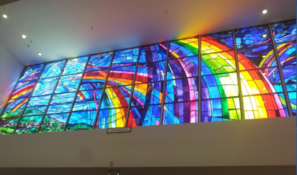 Rainbow Stained Window Westfield