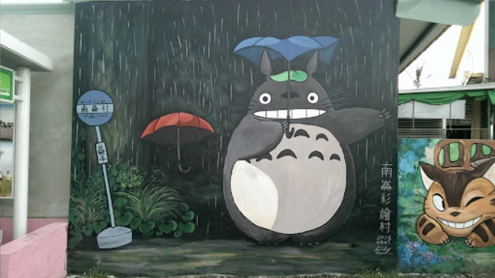 嘉義公車路龍貓