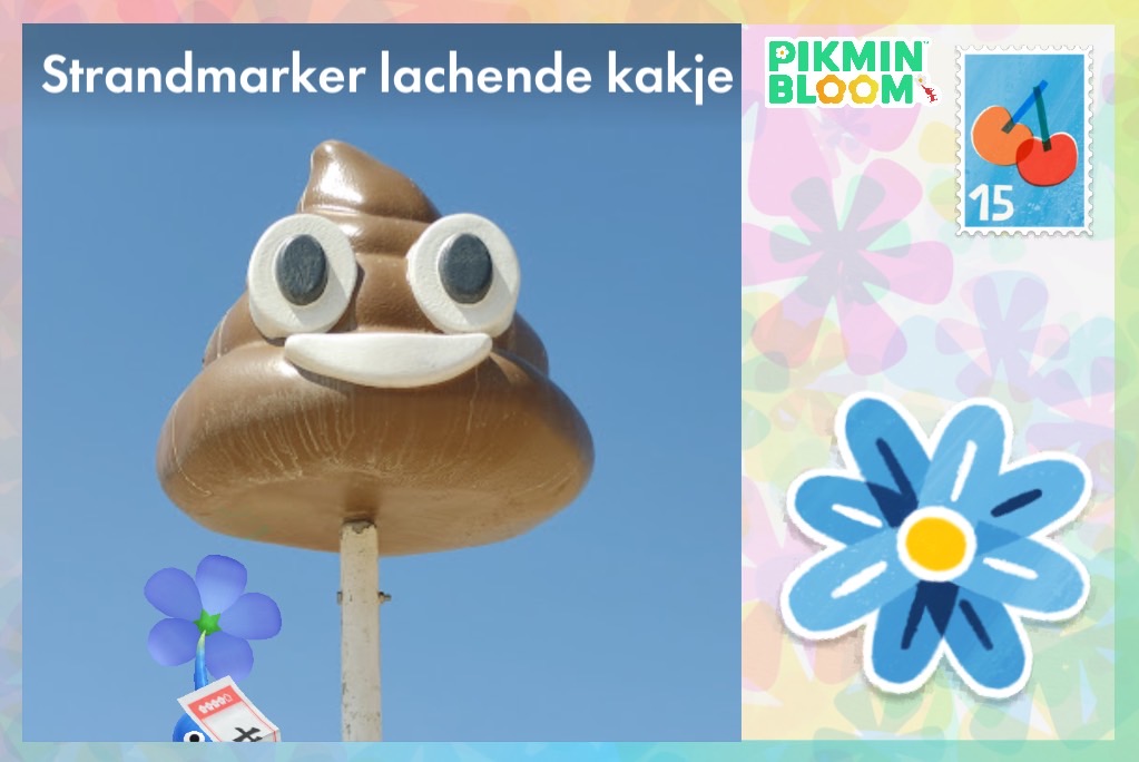 Strandmarker lachende kakje