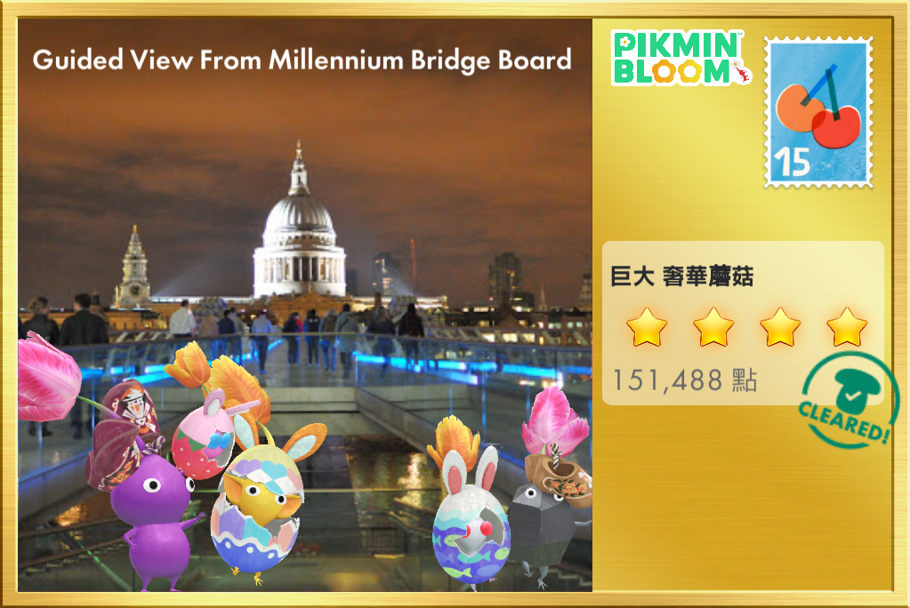 Guided View From Millennium Bridge Board