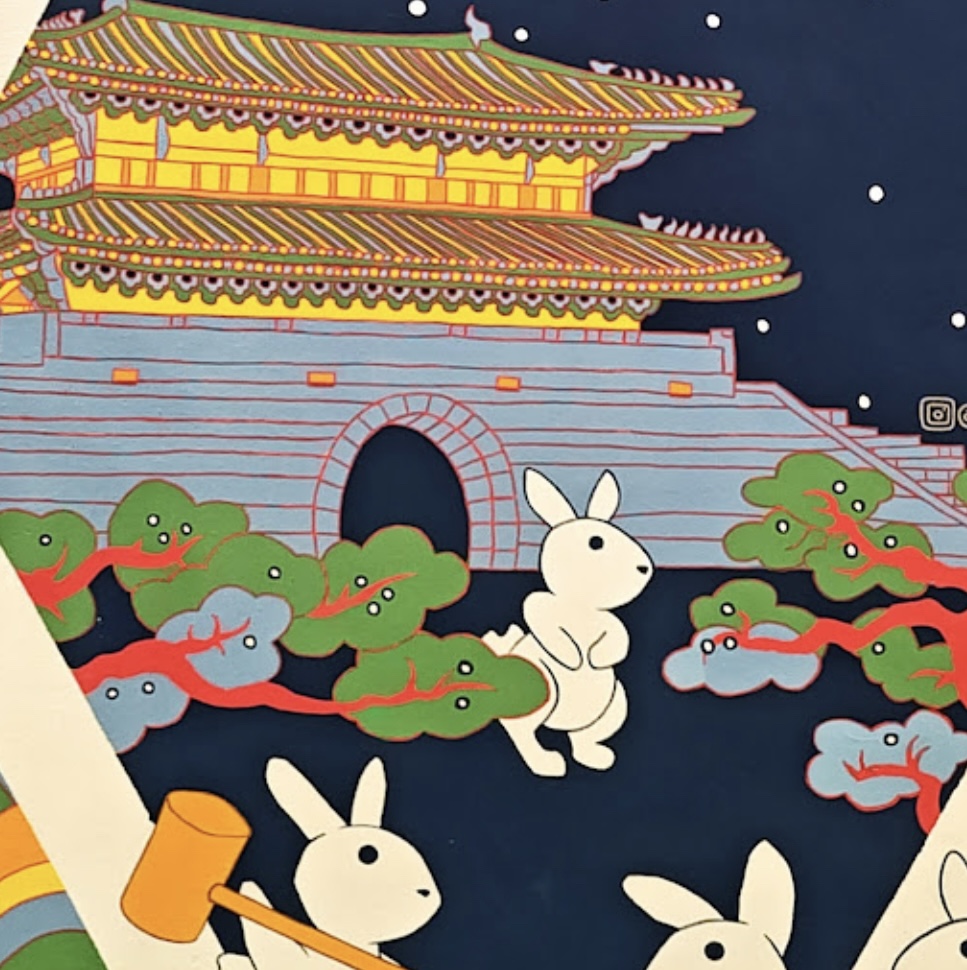 Rabbit Mural