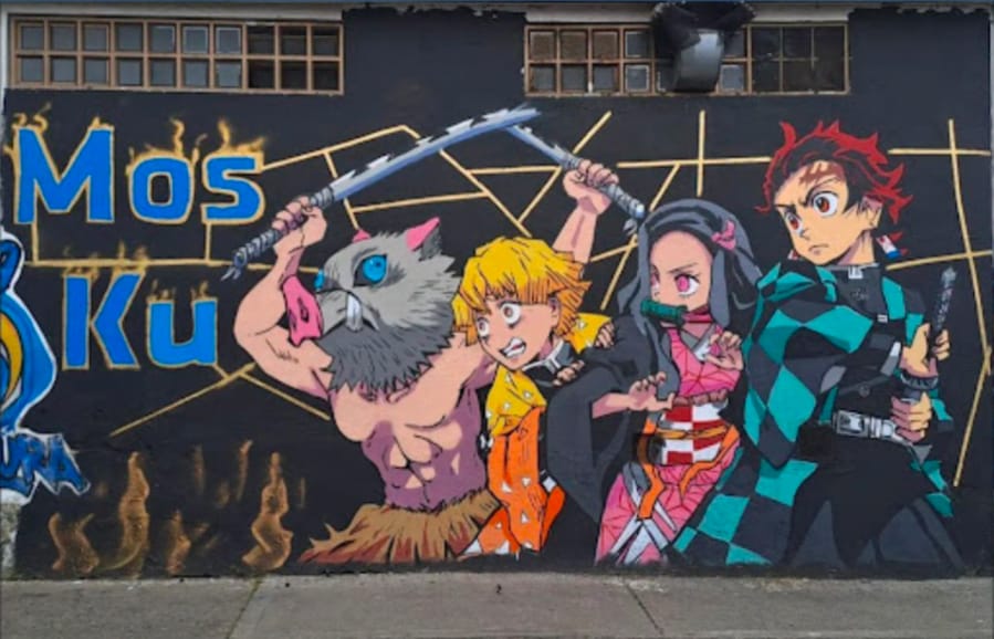 Mural Demon Slayer