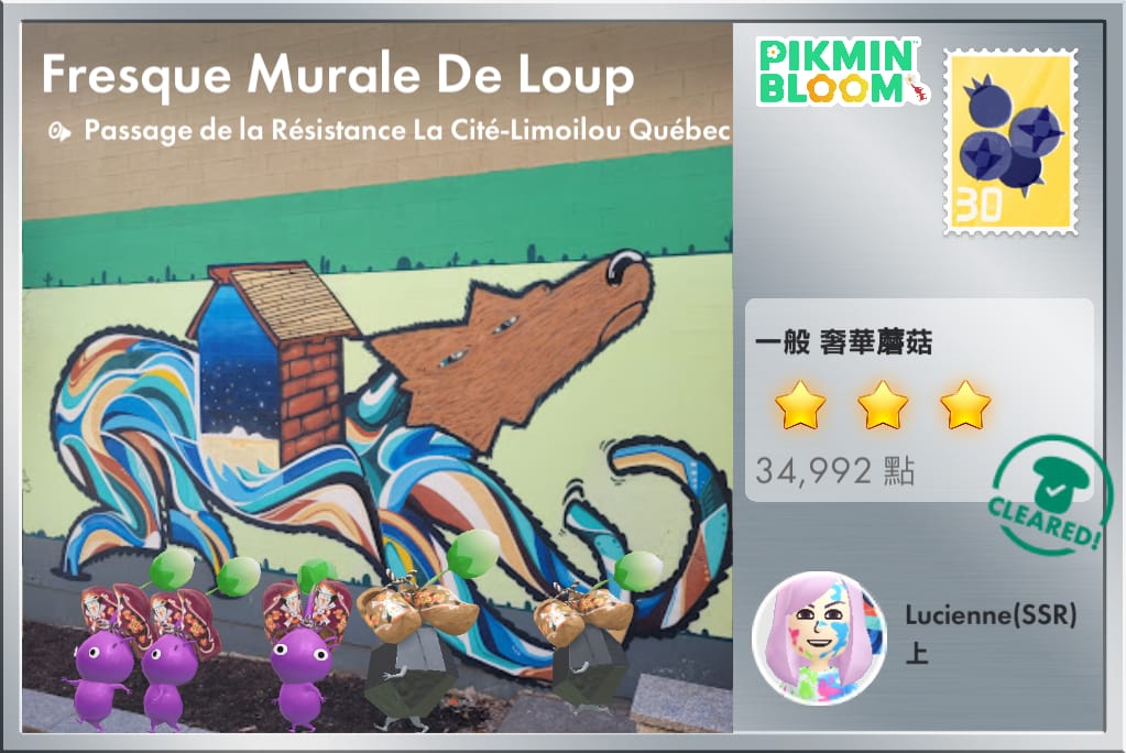 Fresque Murale De Loup