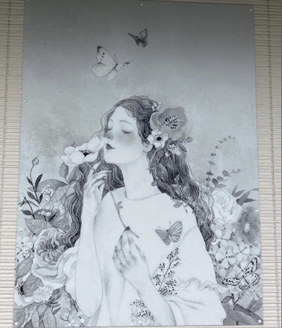 花の香りに癒されて