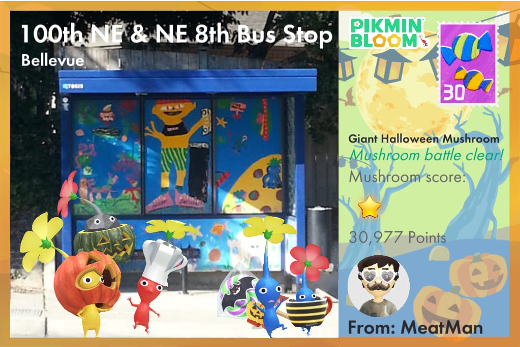 100th NE & NE 8th Bus Stop