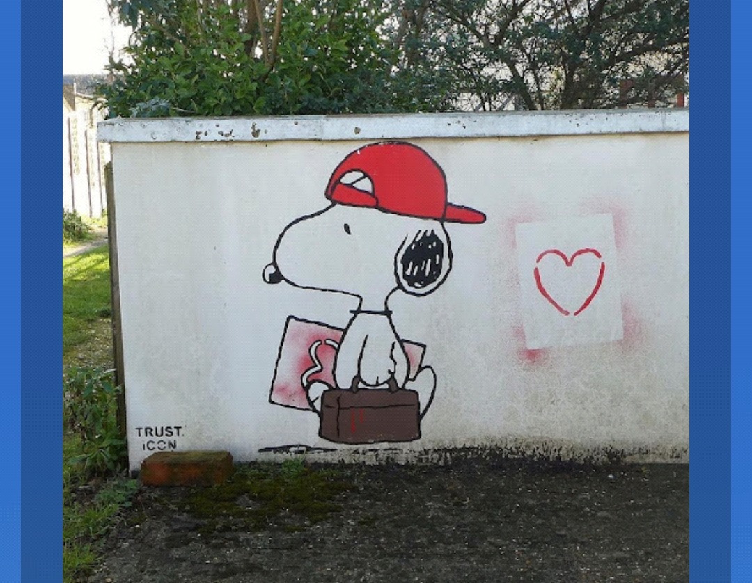 Mural snoopy