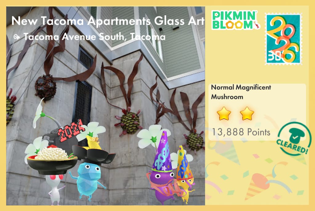 New Tacoma Apartments Glass Art