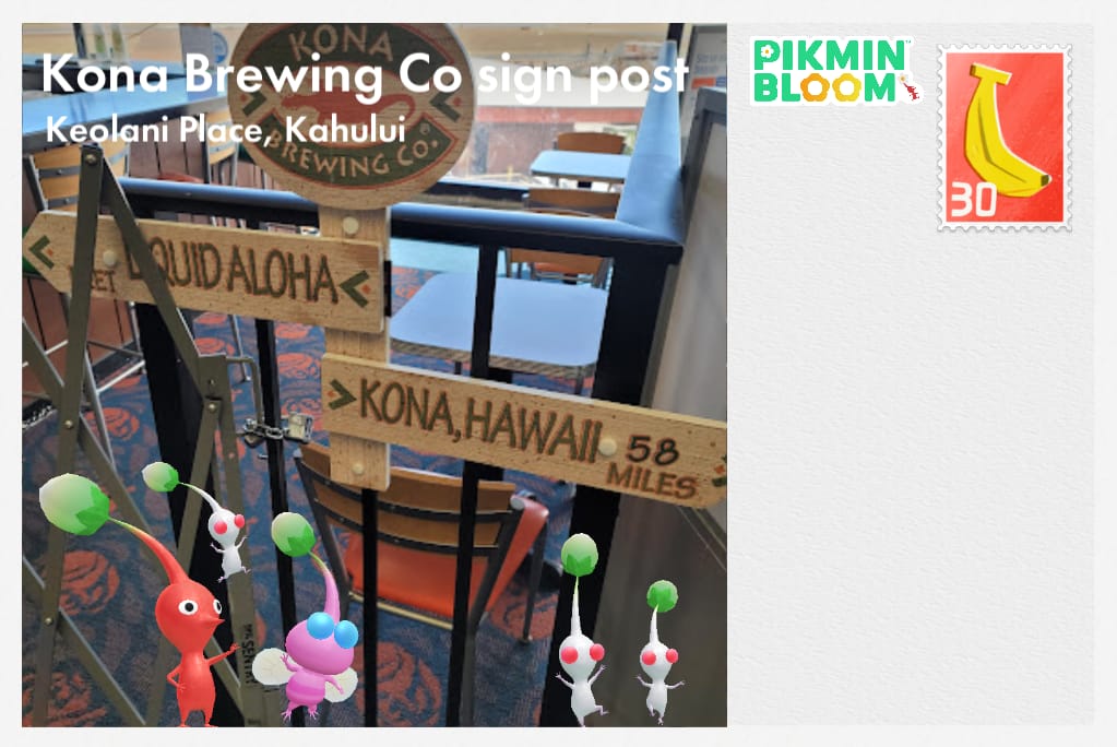 Kona Brewing Co sign post