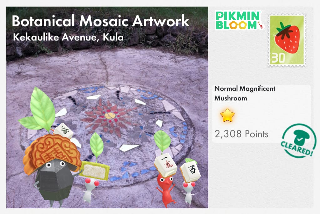 Botanical Mosaic Artwork