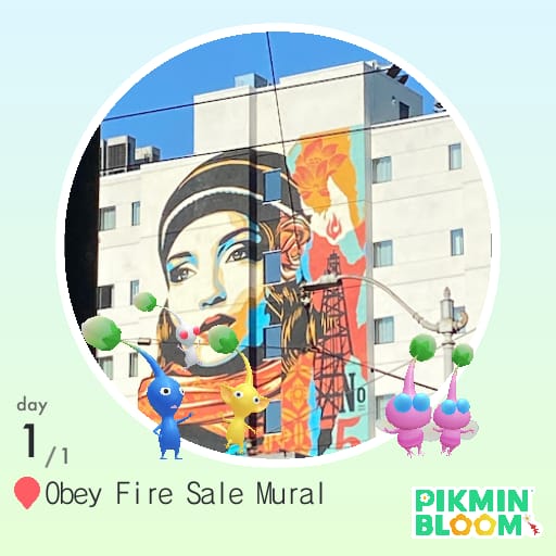 Obey Fire Sale Mural