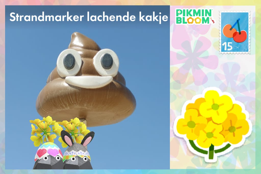 Strandmarker lachende kakje