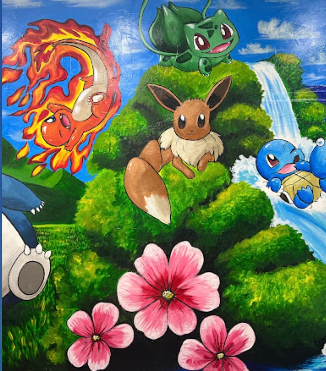 Pokémon at Play Mural