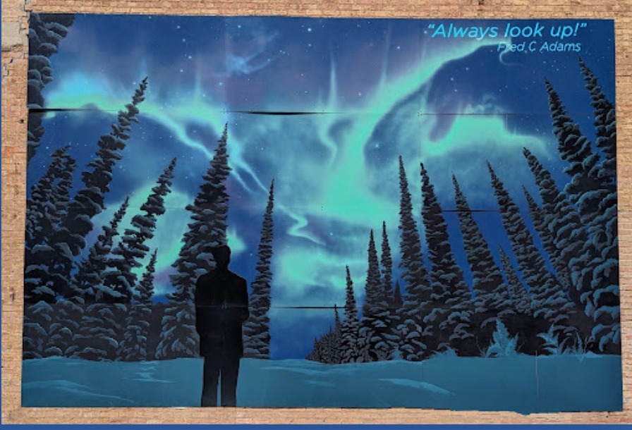 Always Look Up Mural