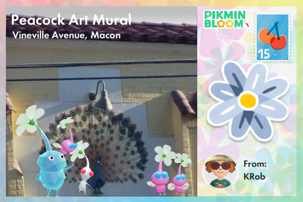Peacock Art Mural